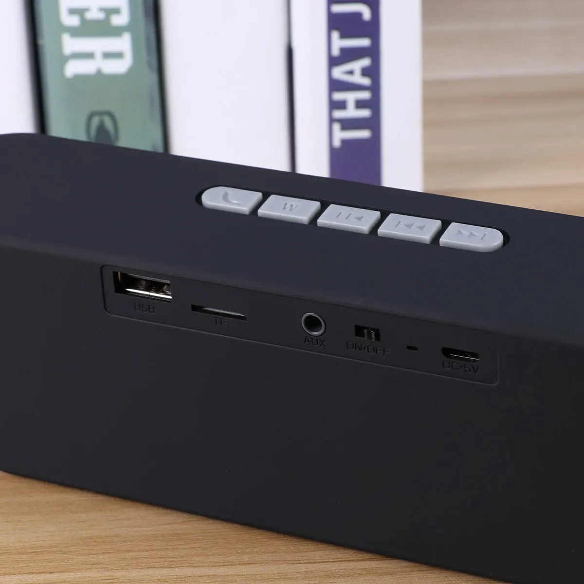 

Mini Portable Wireless 4.0 Speaker Subwoofer Grey Fm Radio Stereo Mp3 Player Built-in Mic Speakerphone Bass Subwoofer