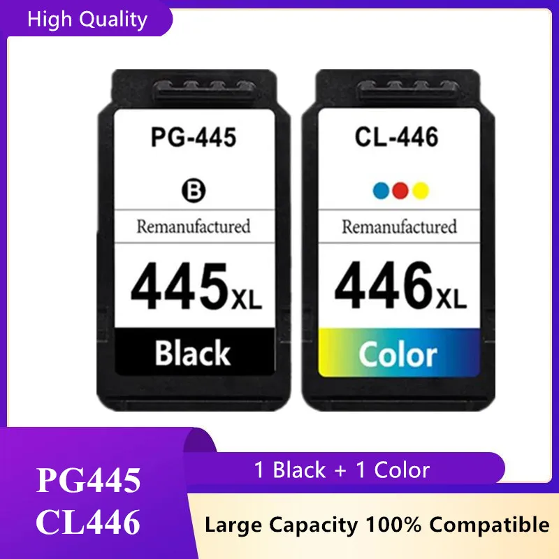 PG445 CL446 Ink Cartridge 445XL 446XL Compatible For Canon Pixma MX494 MG2440 MG2540 MG2940 IP2840 MG2545 TS3140 MG3040 TR4540