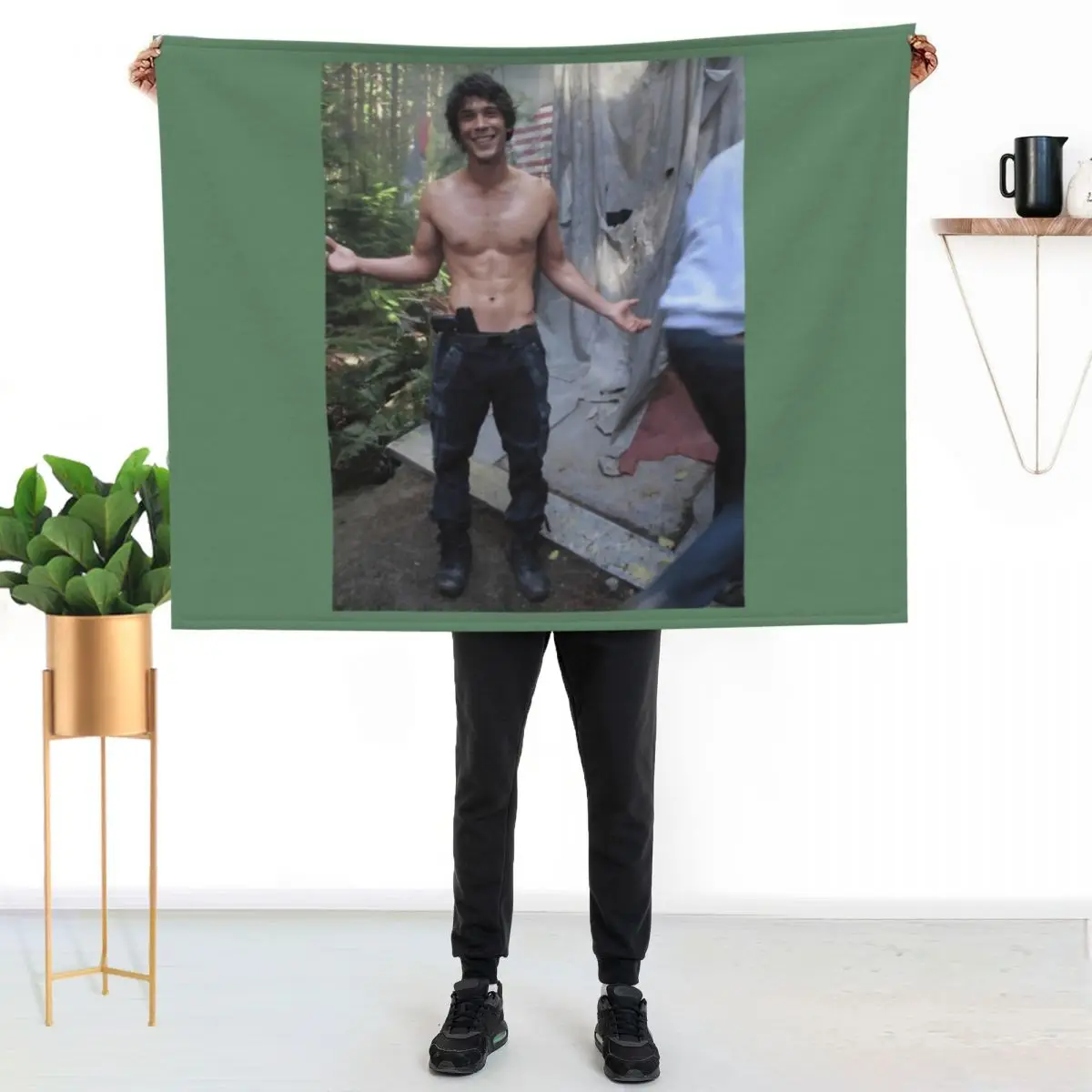 Bob Morley Spiral Notebook Throw Blanket Decorative Sofas Weighted Soft Beds cosplay anime Plush Blankets