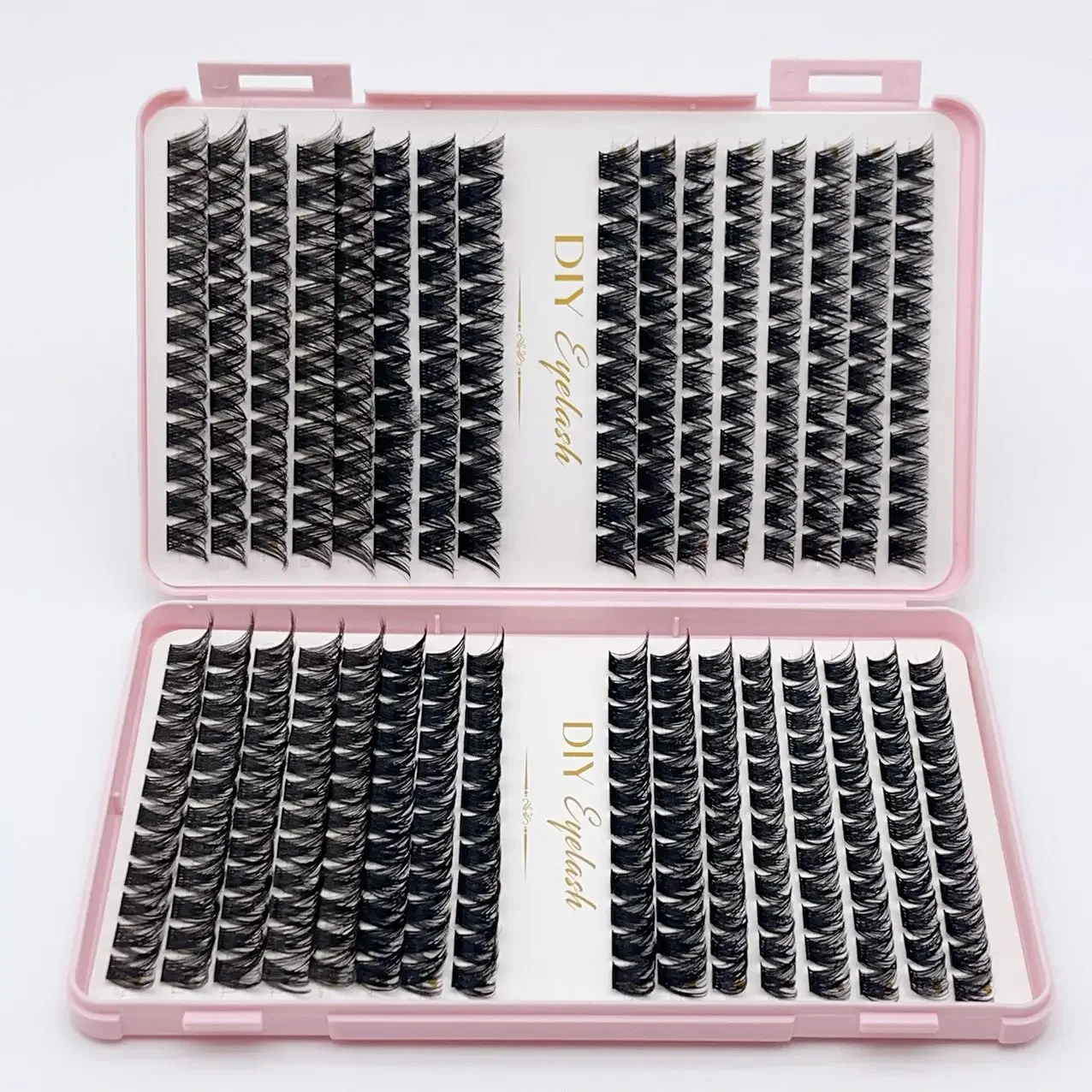 Cils individuels segmentés livre de cils 3D grappes moelleuses Extensions faux cils bricolage grappe Extensions de cils maquillage