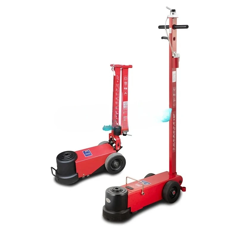 50 Ton Industrial Hydraulic Lifting Jack 40/80 Chromed Pneumatic Separator Oil Water Heavy Duty Floor Jack CE Certified In Stock