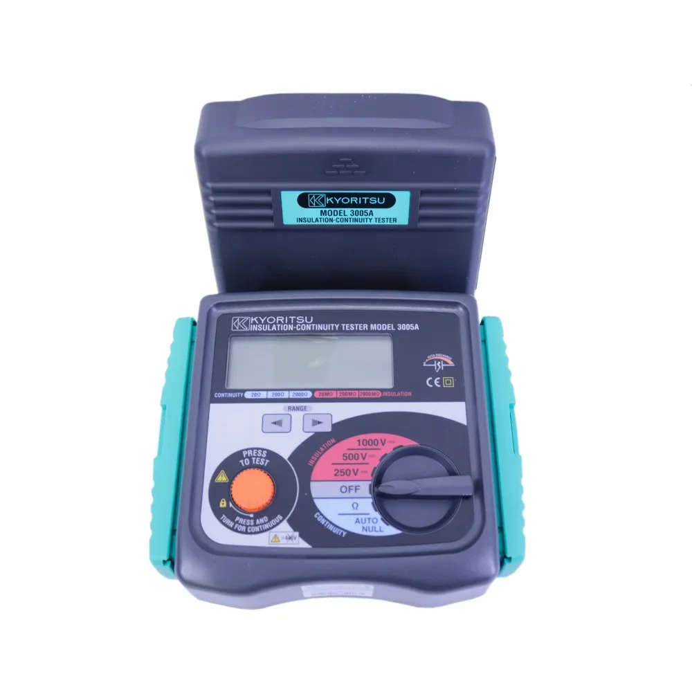 2025.4 Kyoritsu 3005A 250V/500V/1000V Digital Megohmmeter Digital Insulation/Conduction Tester