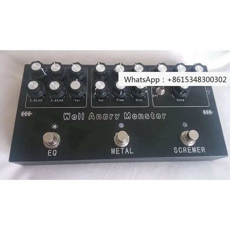 Electric guitar heavy metal pedal can be used as overload metal equalization single block large comprehensive effect