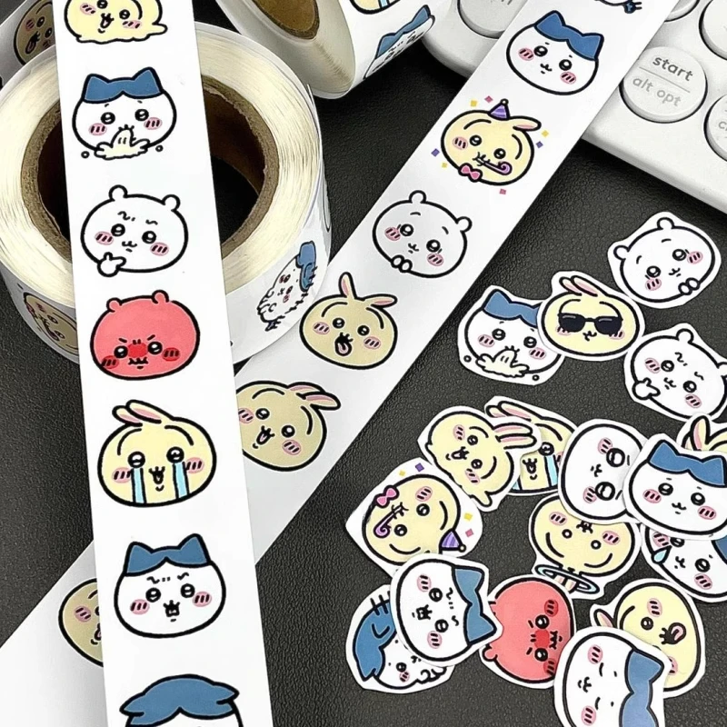 

450 stickers cute Chiikawa Hachiware Usagi new style decorative sticker hand account sticker sealing sticker