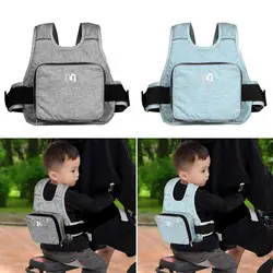 Correa de seguridad para motocicleta para niños, arnés de cinturón de seguridad Universal para niños, arnés de seguridad ajustable para niños de 2 a 12 años