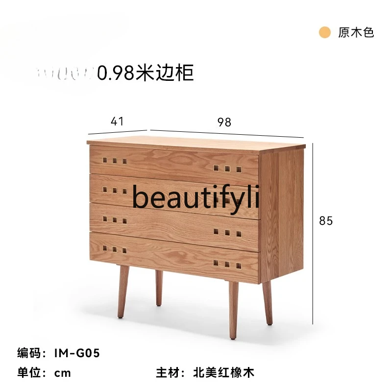 Holiday style, chest/medieval side cabinet, Nordic entrance cabinet, original design living room storage