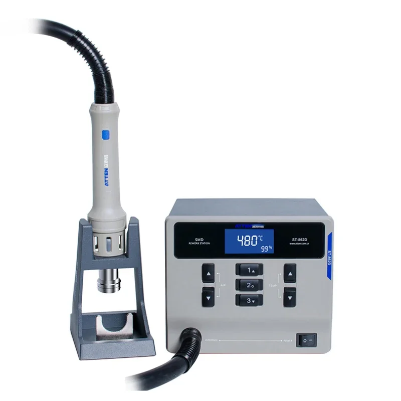 Hot Air Gun ST-862D Intelligent Digital Display Hot Air Gun 110V/220V/1000W  PCB Chip Repair And Desoldering Station