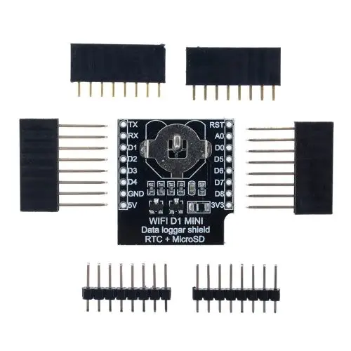 Mini enregistreur de données d'horloge en temps réel, puce de calendrier pour Ardu37Raspberry, Tech RTC DS1307, Wemos D1