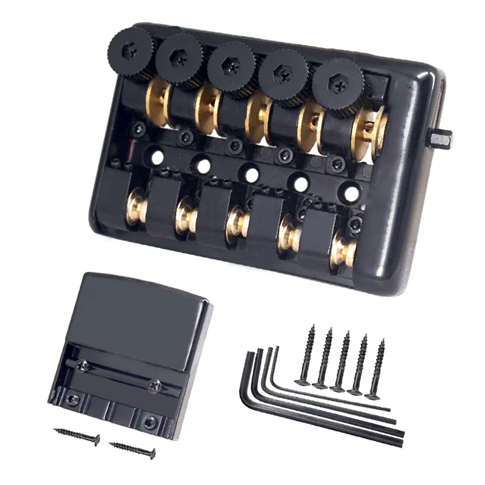 

Bridge Back Bridge 1pc Black Exquisite Craftsmanship Unique Tremolo Bridge System Headless Electric Bass Guitars