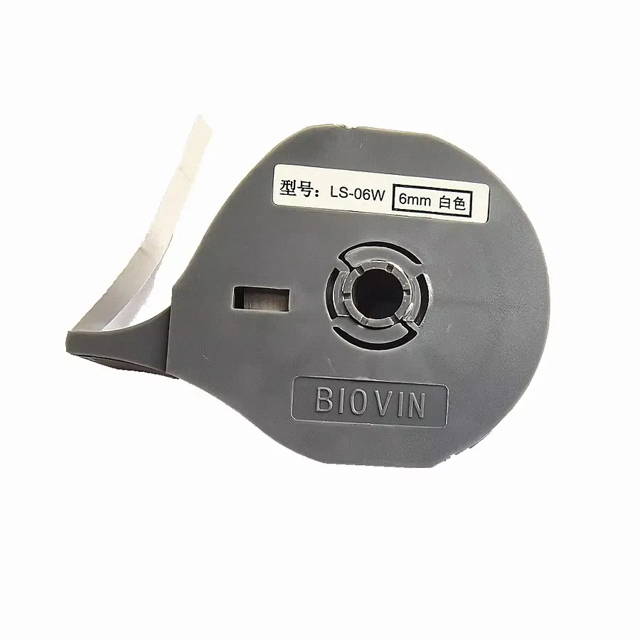 10PCS Wire Numbering Machine Sticker LS-06Y Self-adhesive Yellow Label LS-09Y White Sticker For S710E PLUS Wire Marker Printer