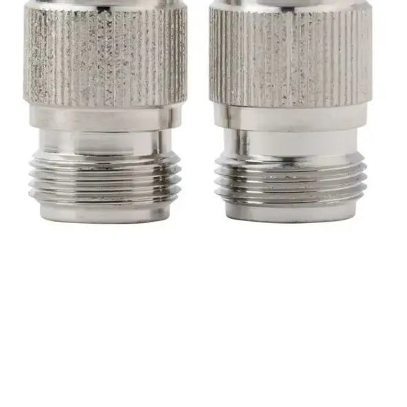 2PCS F Type Female to Female Coaxial Coupler RG6 RG59 Nickel-Plated Coax Cable Extender Adapter for CATV Satellite TV Antenna