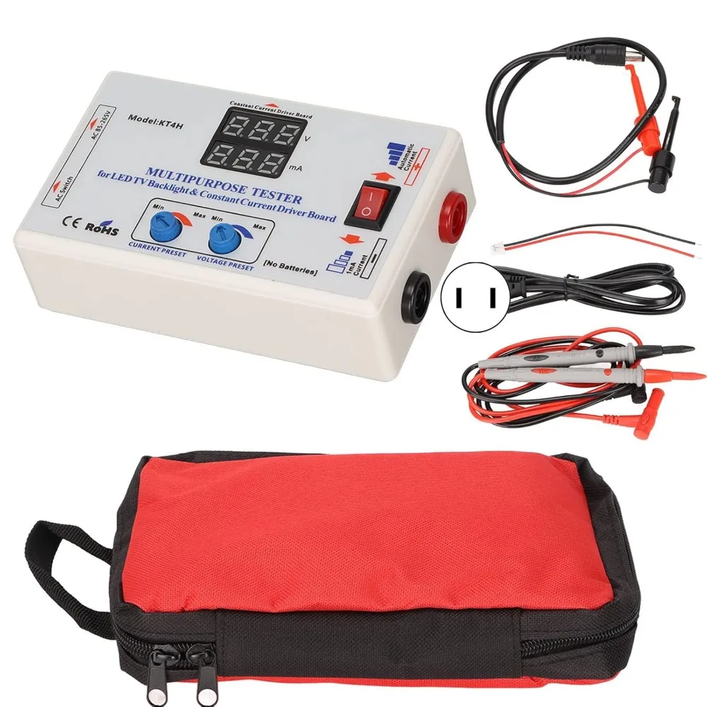 

Тестер светодиодной подсветки телевизора Yoidesu, тестер светодиодных бусин KT4H, инструмент 0‐330 В, выход, многоцелевой тестер источника света для ЖК-телевизора Professi