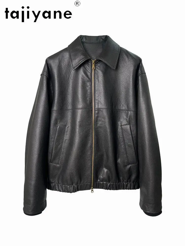 TAJIYANE Real Sheepskin Leather Jacket Woman Short Stylish Coat Premium Genuine Leather Jackets Spring Women Clothes 2026 신상아우터