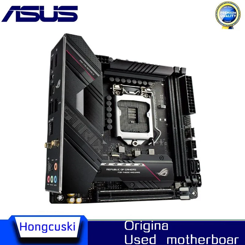 For Asus ROG STRIX B560-I GAMING WIFI B560i Original Desktop Used for Intel B560 DDR4 PCI-E 3.0 Motherboard LGA 1200 M.2 SATA3