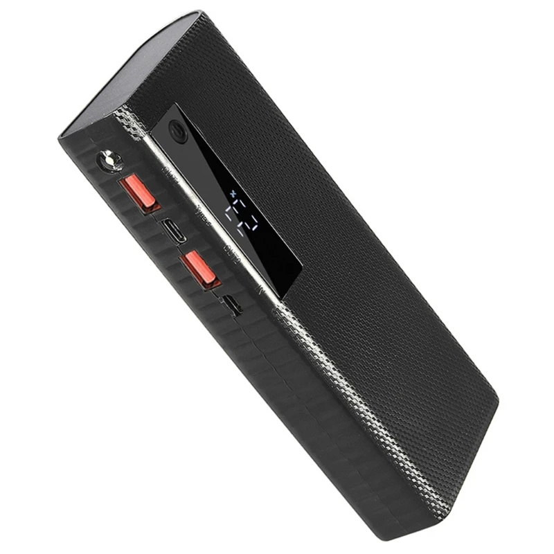 Portable 20650 Battery Powerbank Case Shell With Wireless Charging Function F19E