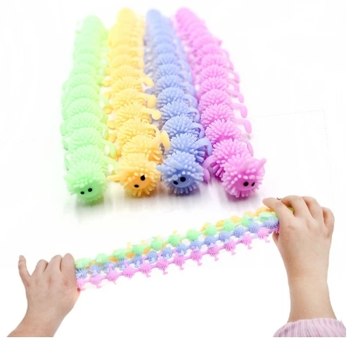 Worm Noodle Stretch String Rope Sqishy Anti Stress Toys String Fidget Autism Vent Toys Decompression Adults Kids Fun Game