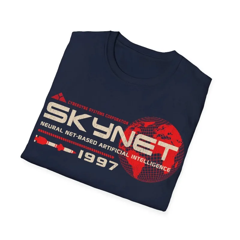 Terminator Movie Sci-fi Pattern Women's T-shirt Summer New Retro Harajuku Style Casual T-shirt