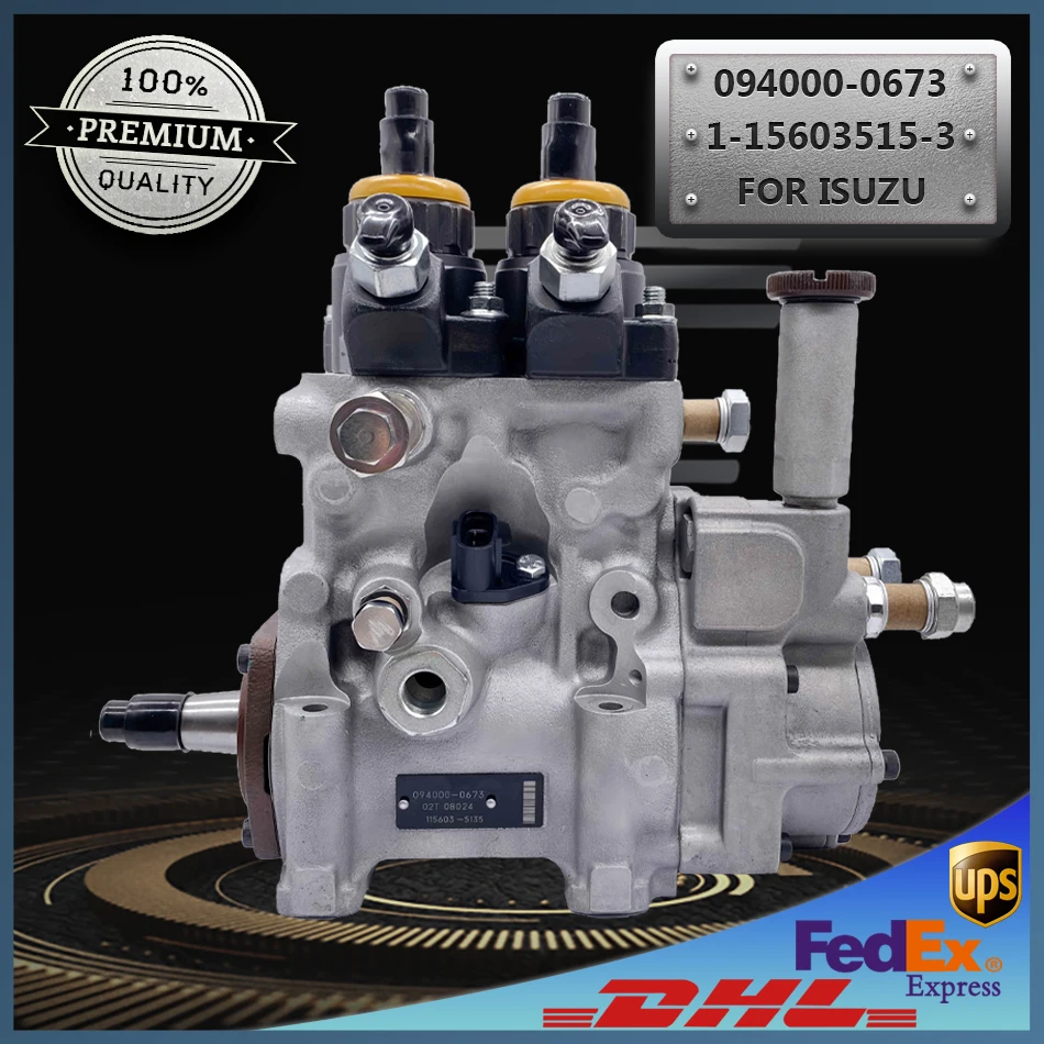 

Common Rail Fuel injection Pump 094000-0673 115603-5135 for Isuzu Engine 6WG1 Truck GIGA EXD52D8
