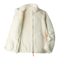 Double-Sided Polar Fleece Jacket Men And Women's Casual Top Autumn Winter Outdoor Hiking Thick Thermal Polartec Fleece Coat