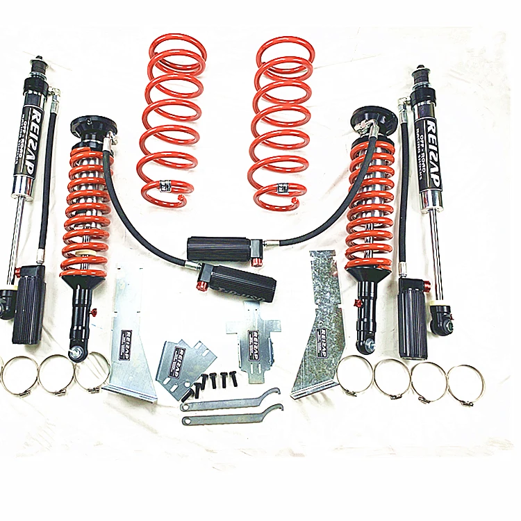 

4x4 Off Road Coil Over Monotube Supplier 3" Lifting 2 Ways Adjustable Shock Absorbers With Rear Springs For 4 Runner