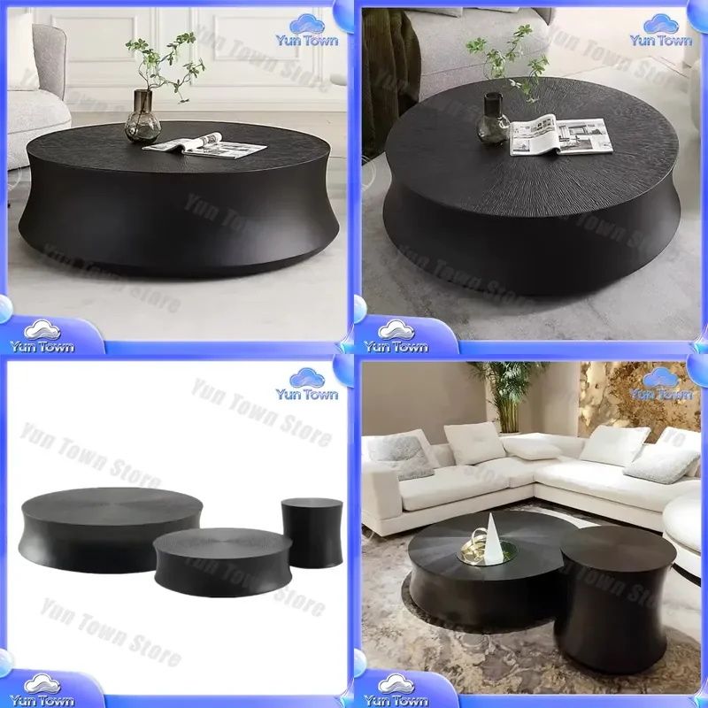 for Poliform Italian minimalist coffee table modern round living room furniture high end designer art decor contemporary home