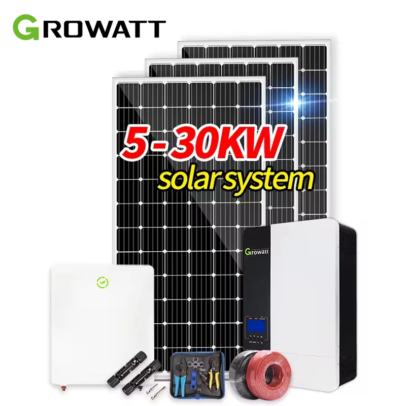 

Солнечная панель LONGI Гибридная солнечная система мощностью 5-30 кВт с инверторной батареей LiFePO4 и комплектом фотоэлектрических панелей для домашнего использования