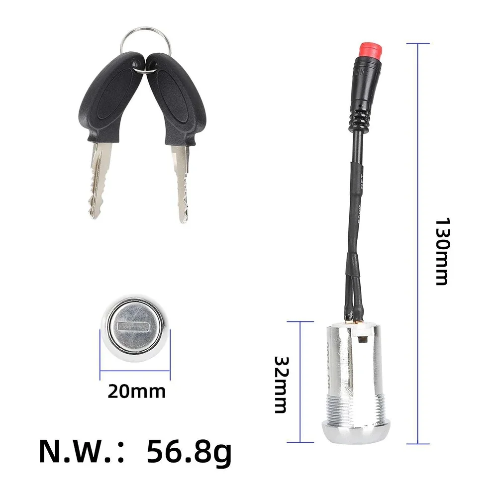 

Пусковой выключатель дверного замка с ключом дроссельной заслонкой для электрического скутера Kukirin G3 Pro, запасной компонент, металлическая конструкция