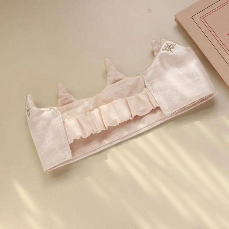 M89C قبعة حفلات أعياد الميلاد عصابة رأس لحفلات أعياد الميلاد للأولاد أو البنات قبعة مرنة للأطفال حديثي الولادة هدية