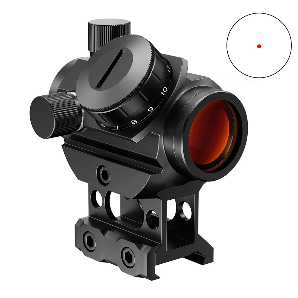 Interruttore Leva Lancio Vista 42mm Anello Ingrandimento - Supporto Alluminio Per Fucile