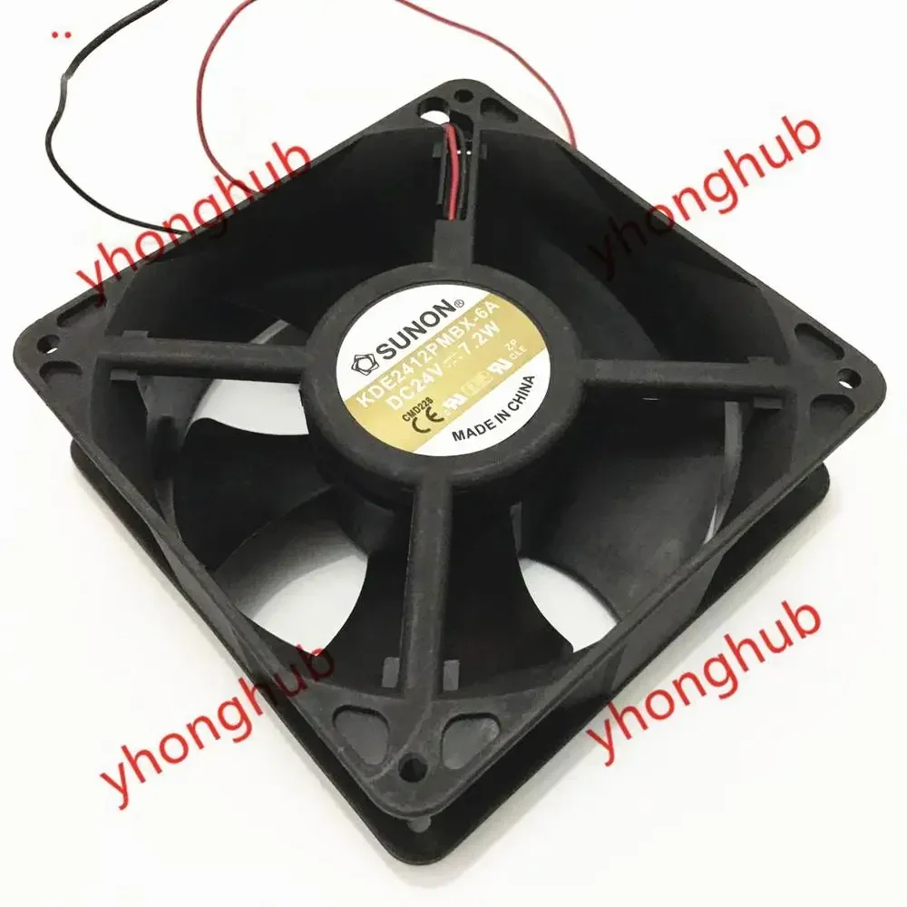 

SUNON KDE2412PMBX-6A DC 24V 7.2W 120x120x38mm Server Cooling Fan