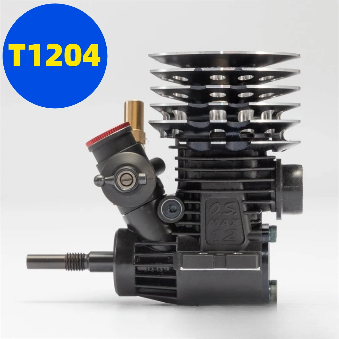 ชุดเครื่องยนต์ SPEED T1204 2.1 ซีซี 12 คลาส แรงบิดสูง ขนาด 1/10 พร้อมท่อไอเสียด้านหลัง ชุดท่อไอเสีย TT01 รุ่นโลหะ ของเล่นจำลองเครื่องยนต์