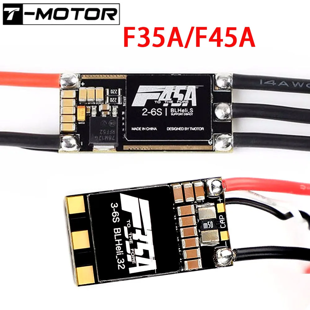 

T-MOTOR F35A F45A 3-6S BLHeli_32 32Bit ESC High Quality Speed Controller for FPV RC Racing Drone Airplane