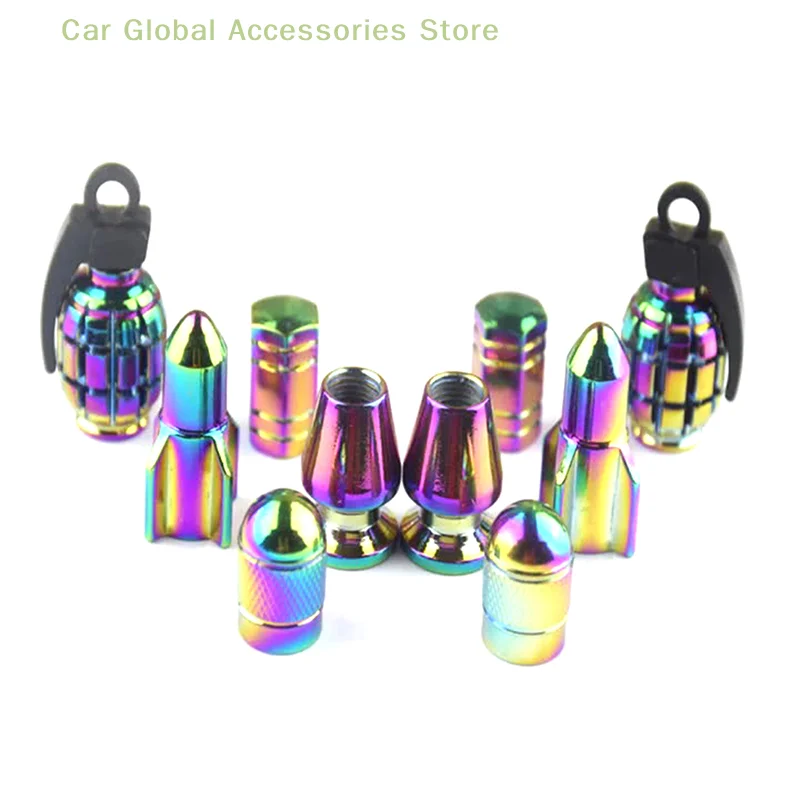 أغطية جذعية صمام متعدد الإطارات ، أغطية جذعية شاملة ، إكسسوارات ذاتية الصنع للسيارات ، سيارات الدفع الرباعي ، الدراجات ، الدراجات ، الشاحنات والدراجات النارية ، 1 ، ألوان