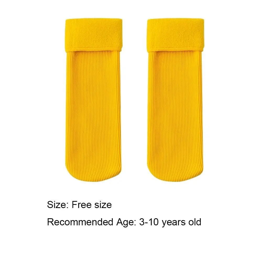 2 Pairs Seamless Free Size Snow Boots Casual Children Sleeping Warm Hosiery Velvet Snow Socks Home Floor Socks