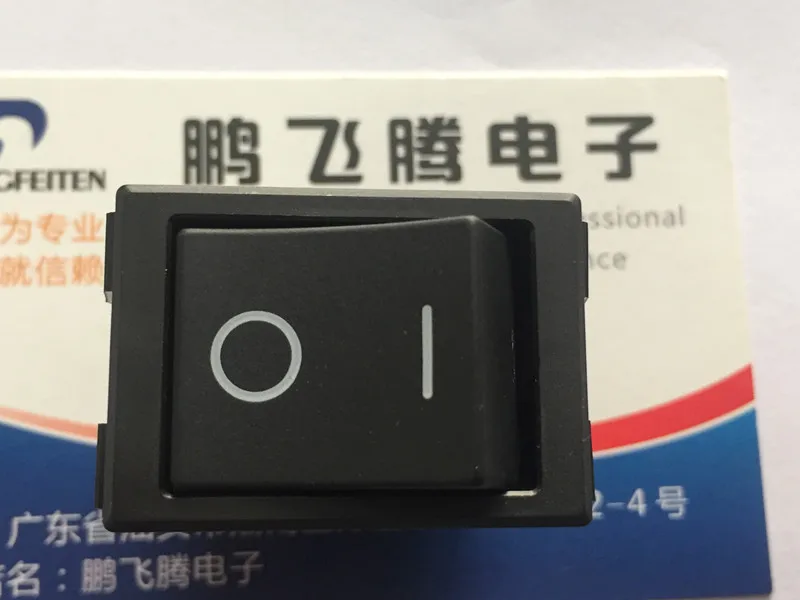 Interruptor Rocker Importado de Alta Corrente, Botão Power 2 Gear, JW-L21RKK, 16A, 250V, 4 Pés, Japonês, 1Pcs