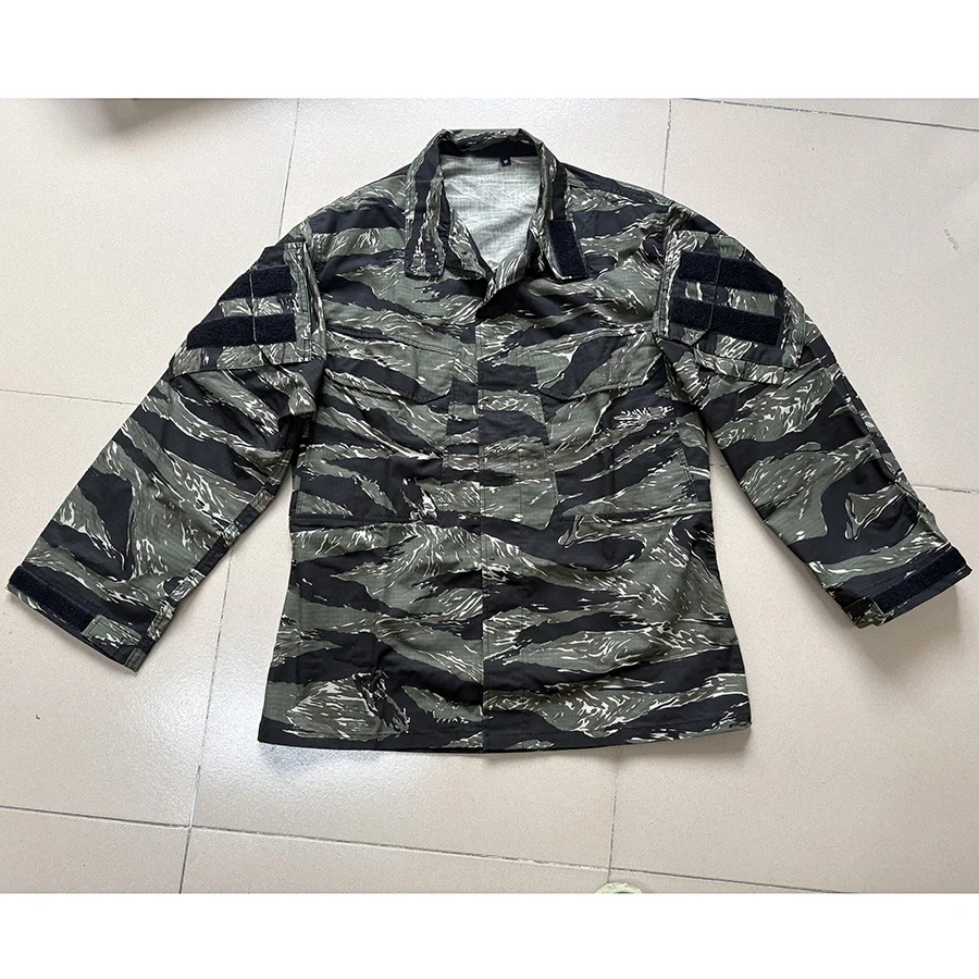 Outdoor Night Desert Camo Jungle Tiger Spot GEN3 Base Coat Head G3 Frog Set Silver Tiger Spot Battle Set Top Long sleeved Coat