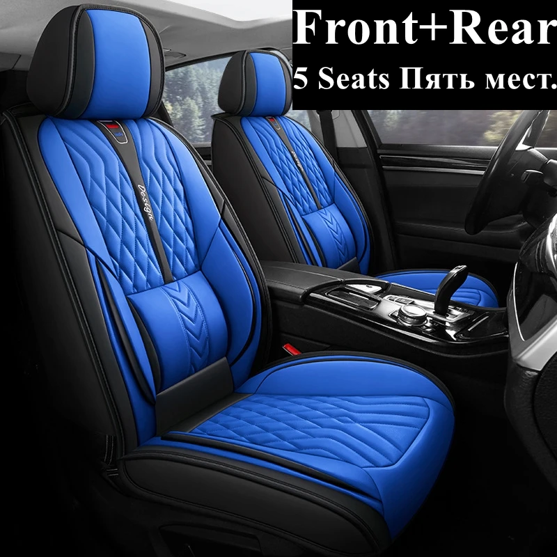 Front+Rear Full Set Car Seat Covers for Volkswagen Amarok Gol Lamando Lavida Jetta Phaeton Phideon Santana Tiguan Variant Vista