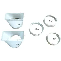 Exhaust Duct Interface For Haier Portable Air Conditioner Hose Tube Connector PP 15cm 13cm For Haier Mobile Air Conditioner Hose