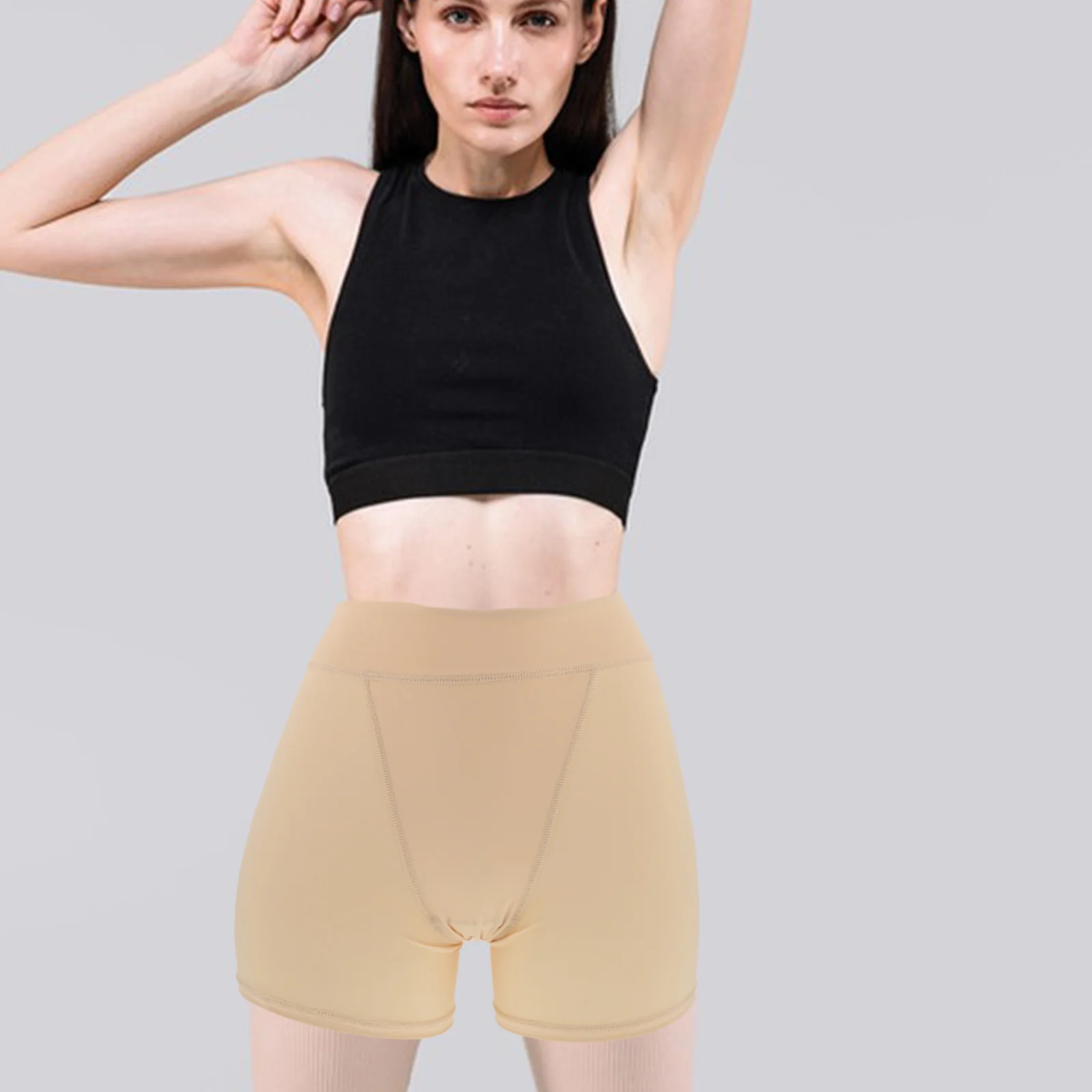 

Skin Color L Butt Lifter Padded Shapewear Cotton Silicone Pads Buttock Enhancer Breathable Sweat Absorbent Hip Pads Shaping