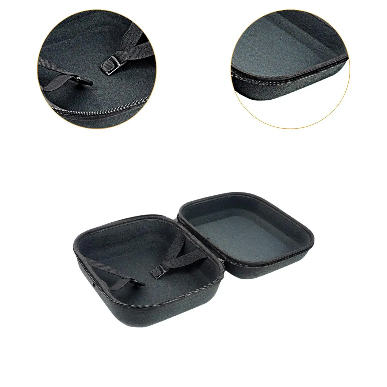 EVA Hard Carrying Case Portable Double Zipper Closure Versatile Hardshell