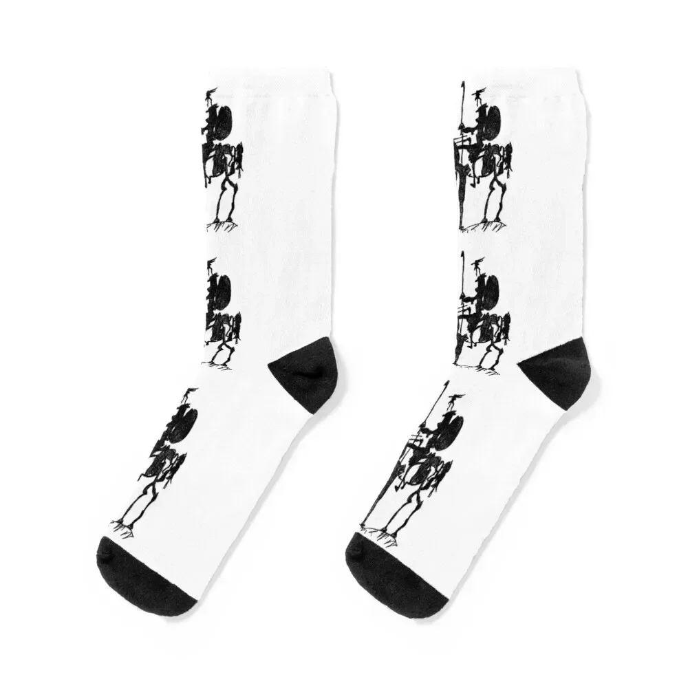 

THE ADVENTURES OF DON QUIXOTE AND SANCHO Socks cycling heated essential Socks For Women Men's