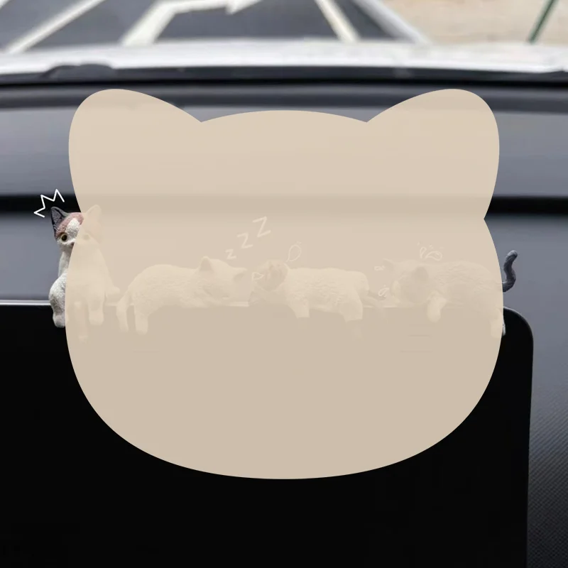Car Decoration Creative Sleeping Cat Doll Auto Ornaments Toys Cat Micro Landscape Model Cute Car Interior Decoration Gifts