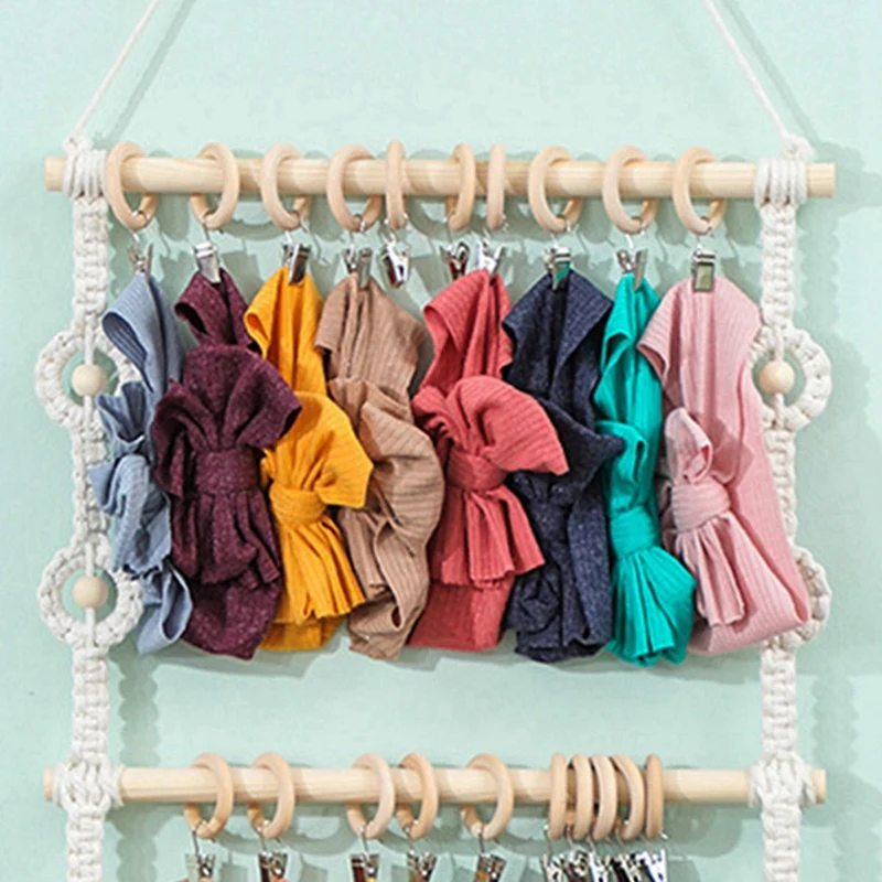 거치대 머리띠 정리함, 헤어 액세서리, 정리함 머리띠, 소녀, 아기용 벽걸이 장식