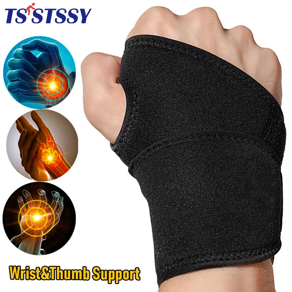 

Wrist Band Support for Adjustable Wrist Bandage Brace Sports Compression Wraps Gym Training Lifting Gym Orthopedic Wristbands