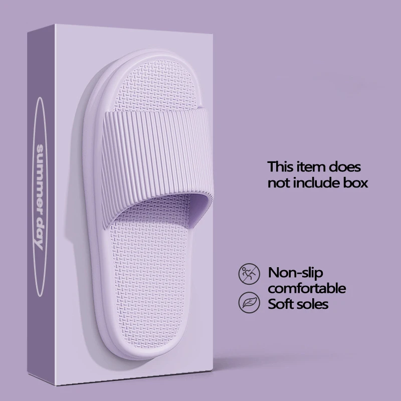 

Men Women Summer Comfort Lightweight Anti-Slip Silent Odor-Proof Sandals with Soft EVA Sole for Indoor Home Bathroom