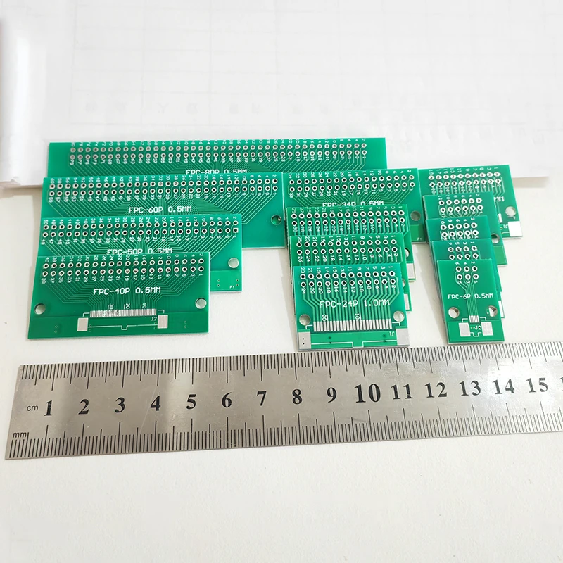 FPC/FFC Flexibles Flachbandkabel-Adapterboard 0,5MM/1,0MM/Abstand bis zu 2,54mm 6P/8P/10P/12P/20P/24P/26P/30P/34P/40P/50P/60P/80P – Detail 7