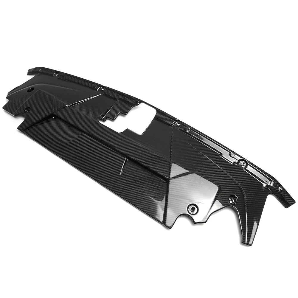 ل Fd موستانج S650 GT دارك هورس 2024 + المبرد لوحة التبريد لوحة استبدال الداخلية تقليم ألياف الكربون الجافة الحقيقية #4