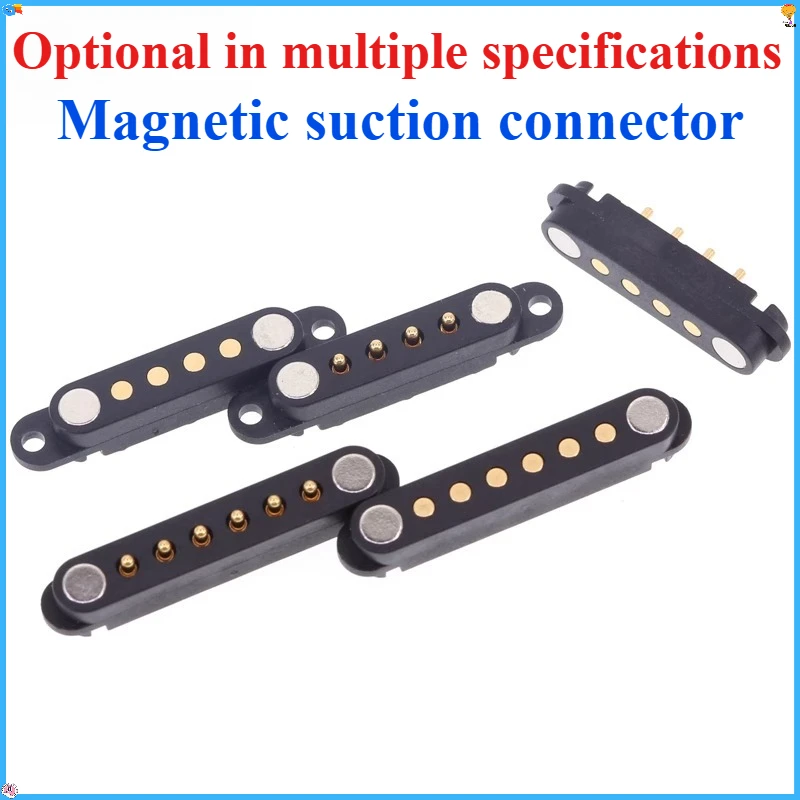 Magnetic Pogopin Connector Set Male And Female Power Hardware 2.5/2.54PH2/3/4/7/8 Pin Versatile Electronic Component Accessory
