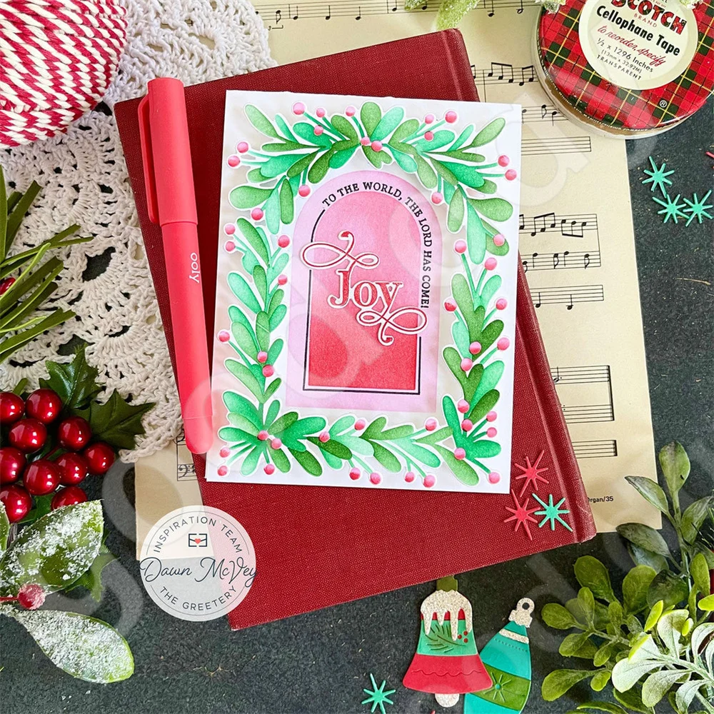 Arched Holiday Cooking Up Cutting Dies Stamps Stencil Scrapbook Diary Decoration Embossing Template Diy Greeting Card Handmade