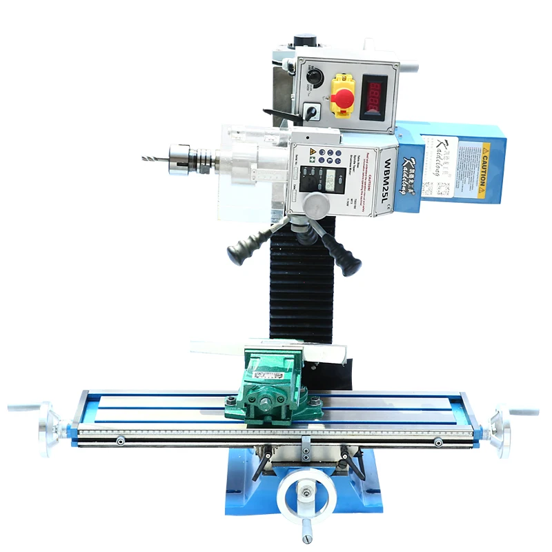 Mini Universal Horizontal Drill Press Manual Wood Metal Milling Auger Vertical Borehole Drill Industrial Bench Drill Motor